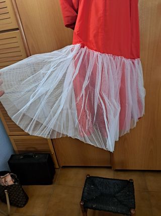 Vestido fiesta/boda rojo