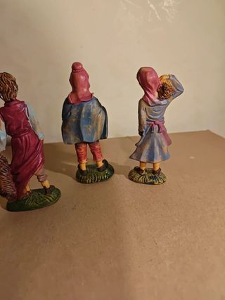 3 statue per presepe di Natale addobbo capanna