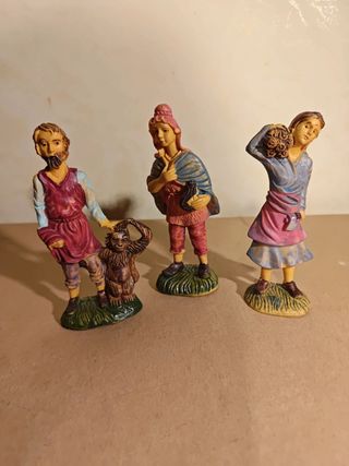 3 statue per presepe di Natale addobbo capanna