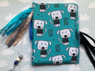 Libreta perros y 2 bolígrafos