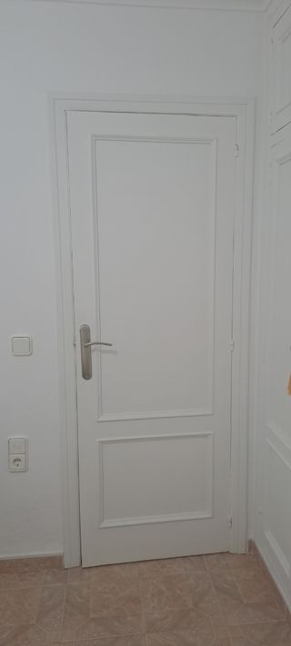 Conjunto Puertas Madera Lacadas Dobles