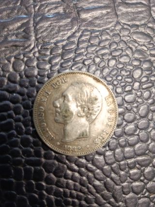 Moneda Alfonso XII 1882 de 2 ptas
