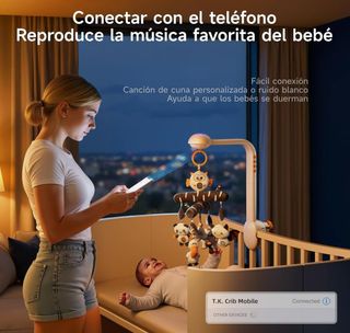 Móvil Cuna Bebé TUMAMA Animales Peluche