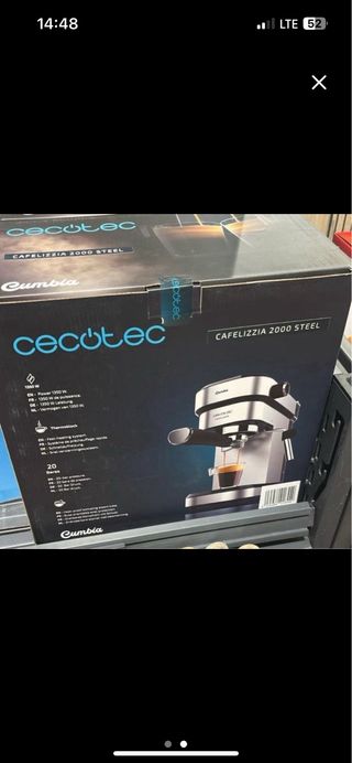 Cafetera Cecotec Cafelizzia Steel 2000 