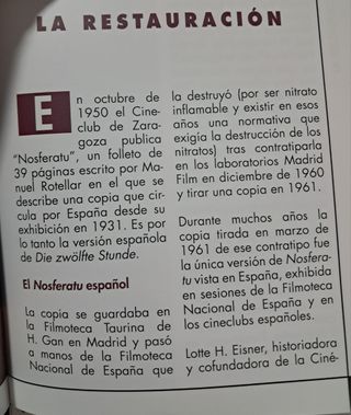 Nosferatu Blu-ray + Libro F.W. Murnau