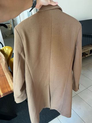 Abrigo Mango Talla L Marrón