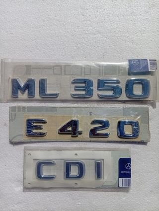 Emblemas Mercedes 