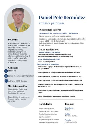 Profesor Particular de Bachillerato y ESO