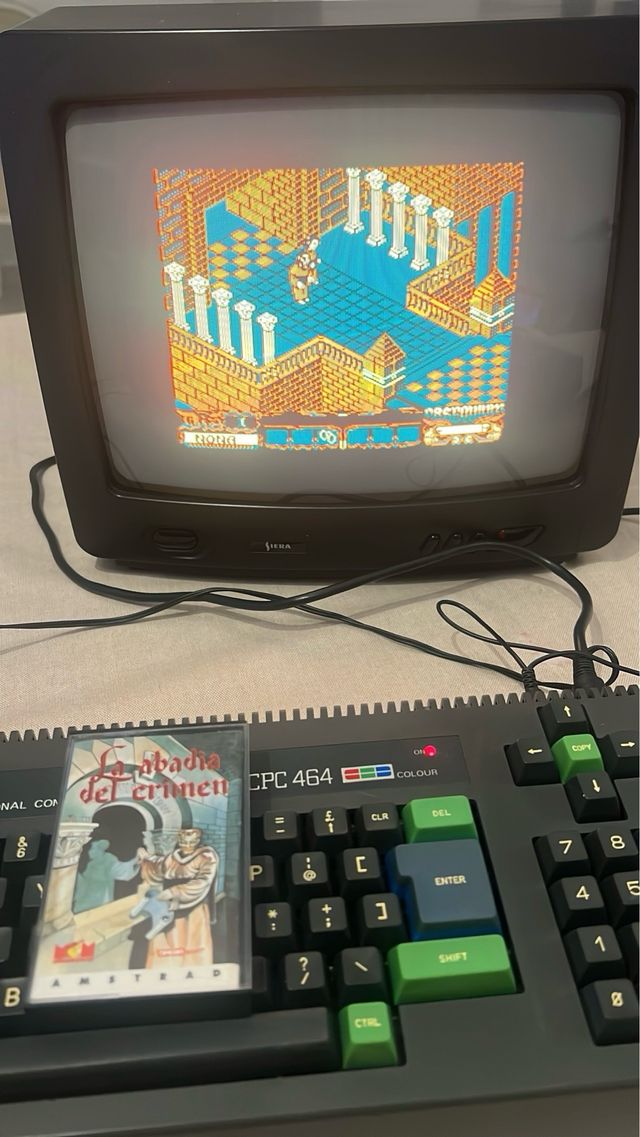 L'ABBAZIA DEL CRIMINE AMSTRAD CPC 464
