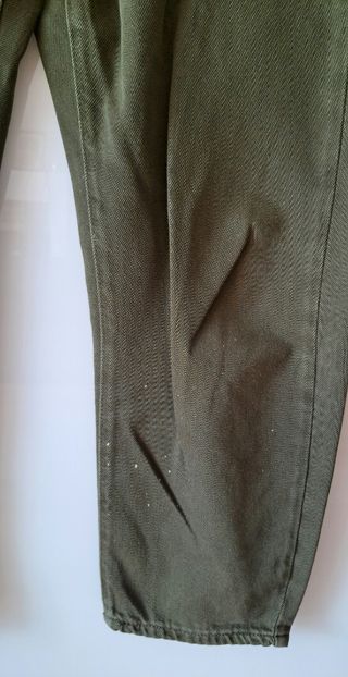 Zara Paperbag Jeans Verdes