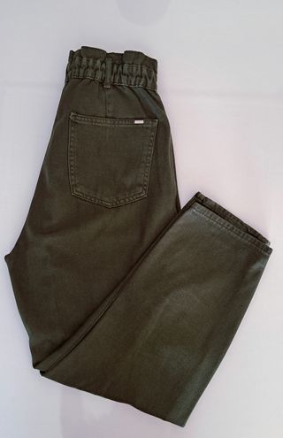 Zara Paperbag Jeans Verdes