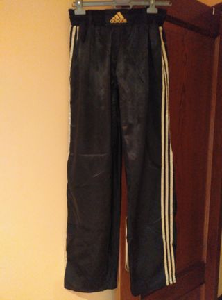 Pantalón Kickboxing Adidas Negro