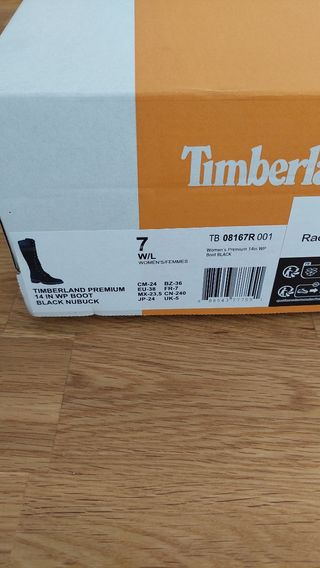 Botas Timberland Impermeables Altas Negras