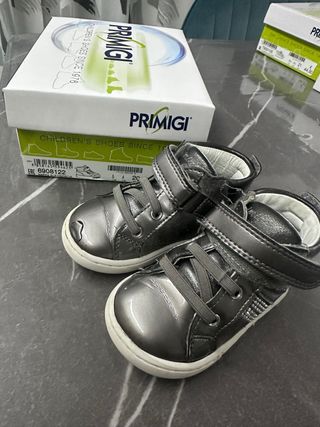 Primigi Scarpe Bambino Grigio Metallizzato