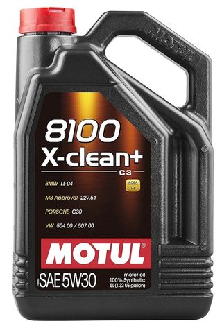 Aceite Motul 8100 X-clean+ 5W30 5L