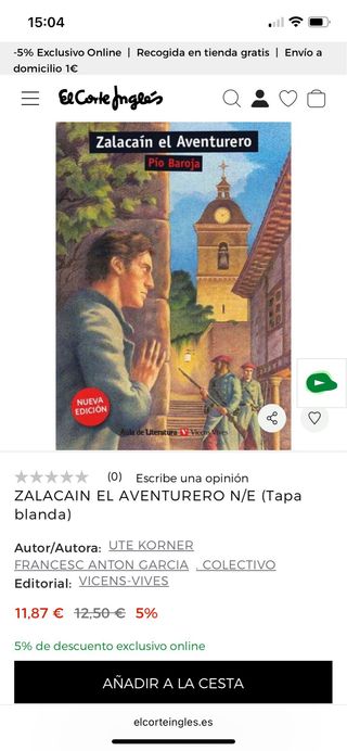 ZALACAÍN EL AVENTURERO