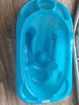 Bañera jané para bebé azul