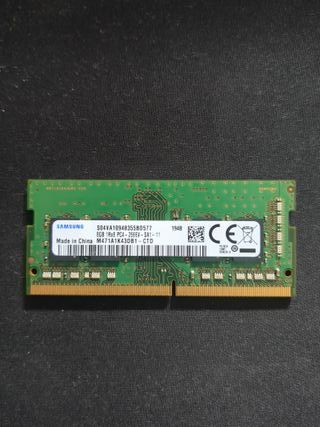 Memoria RAM DDR4 SO-DIMM 8GB 2666MHz Samsung