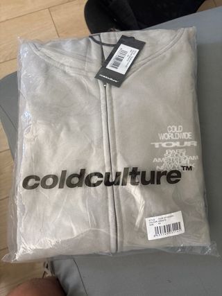 Sudadera Coldculture Tour Zip Hoodie XS Beige
