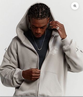 Sudadera Coldculture Tour Zip Hoodie XS Beige