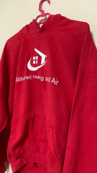 Sudadera Gildan Dryblend Talla XXL Roja