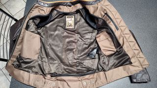 Giacca pelle IXS Eliott uomo marrone taglia 50