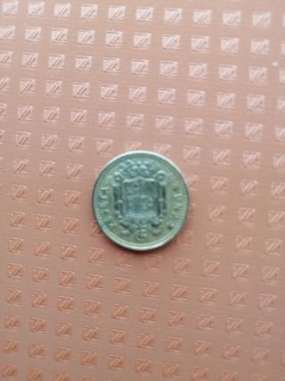 Moneda 1 Peseta Franco 1966