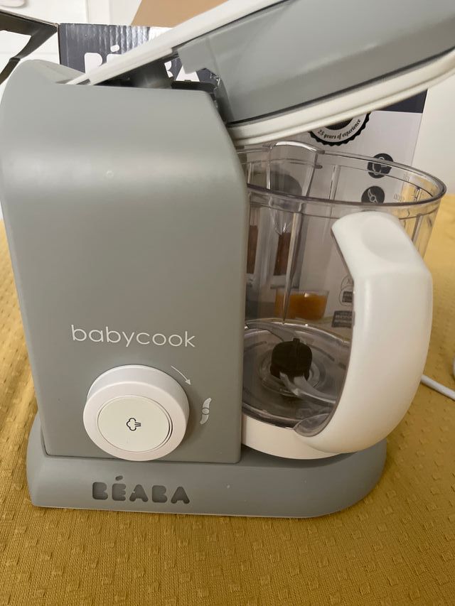 Robot cocina Beaba Babycook vapor y batidora.
