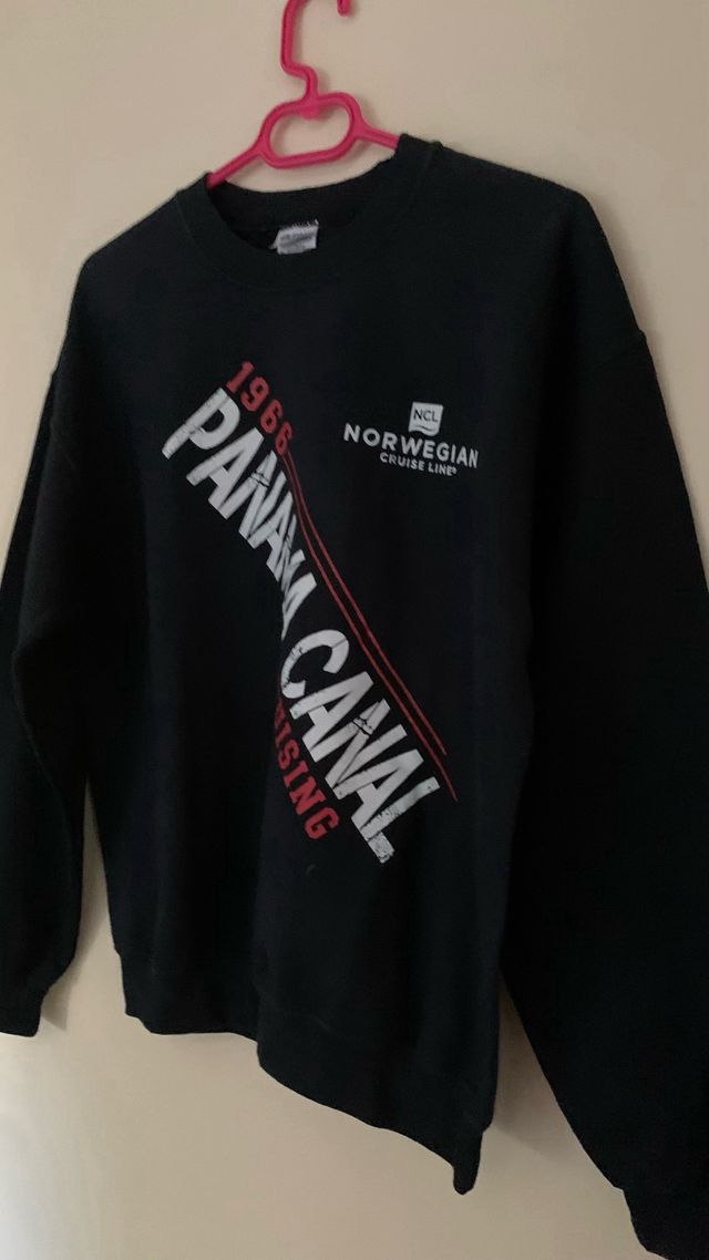 Sudadera Gildan Negra Talla M Panama Canal