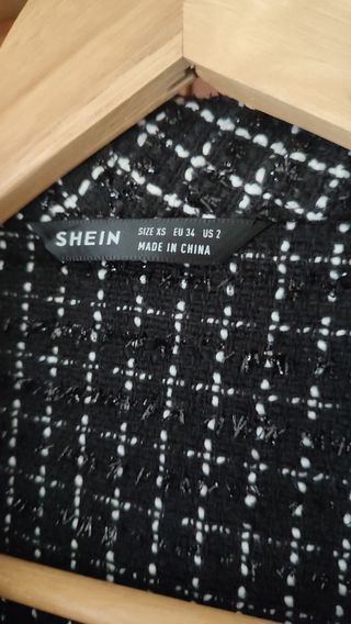 Chaqueta SHEIN cuadros 