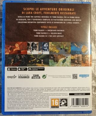 Tomb Raider Remastered PS5