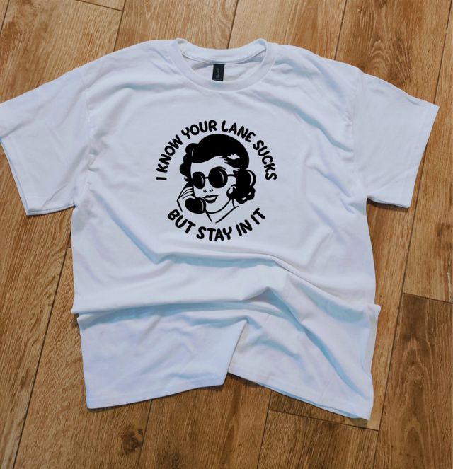 T-shirt bianca stile vintage Americana