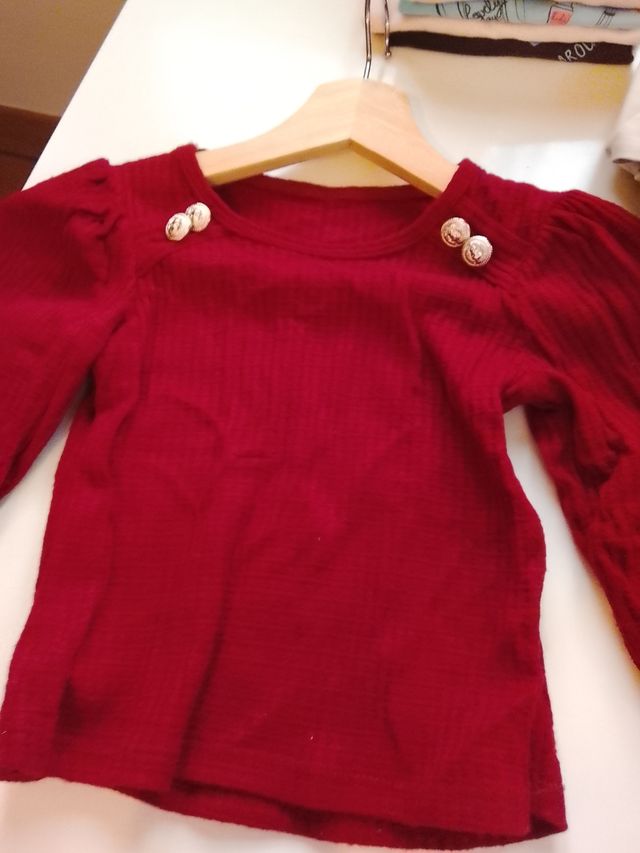 Camiseta niña manga larga