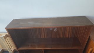 Aparador Mid-century Madera y Cristal