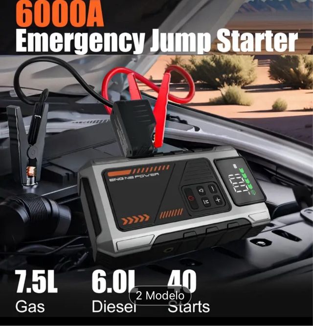 Arrancador Batería Coche 150 PSI Compresor Aire