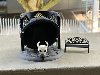 Diorama con luz Hollow Knight - Jardín de la Reina