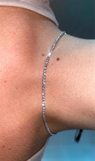 Tennis Collana Acciaio