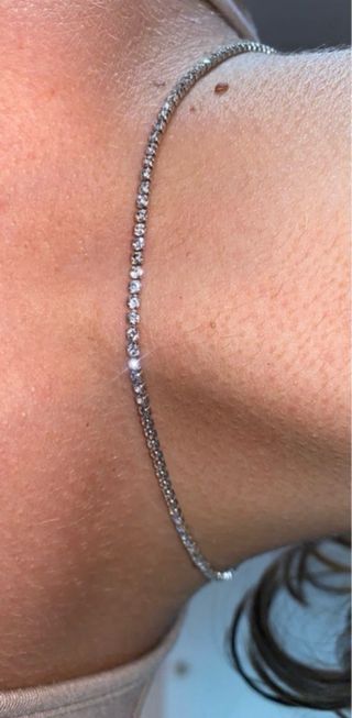 Tennis Collana Acciaio