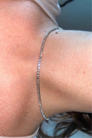 Tennis Collana Acciaio