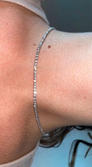 Tennis Collana Acciaio