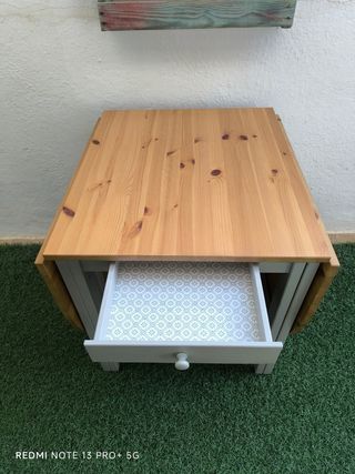 Mesa de madera alas abatibles plegables 200cm