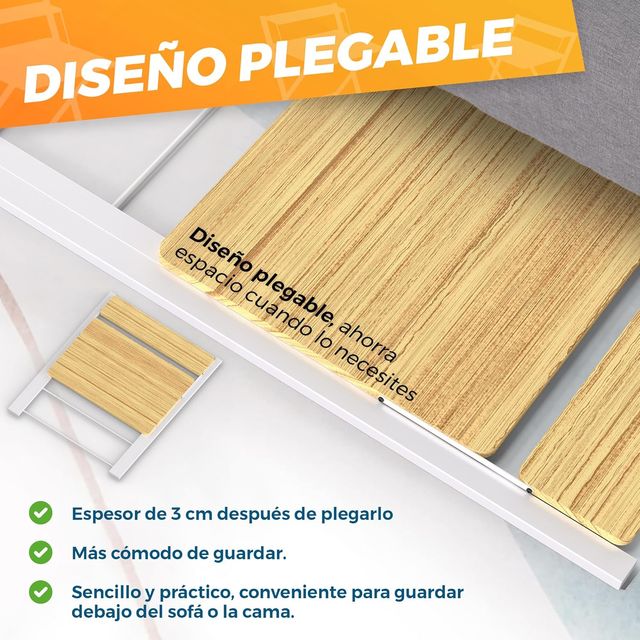 Escritorio plegable con estante para Monitor