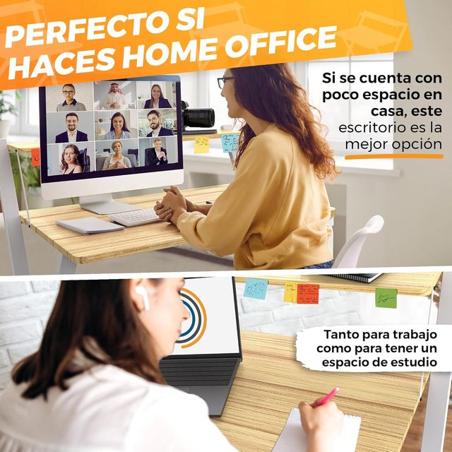 Escritorio plegable con estante para Monitor