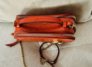 Bolso Chloé Cocodrilo Naranja Dorado