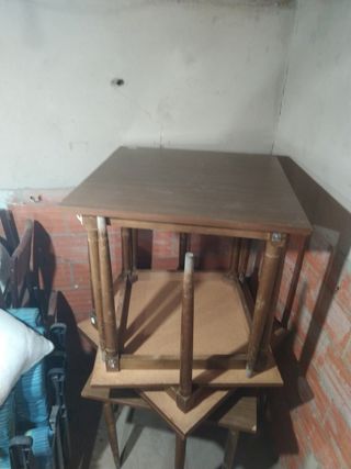 5 tavoli da pranzo quadrati 80x80