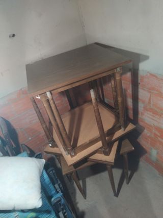 5 tavoli da pranzo quadrati 80x80