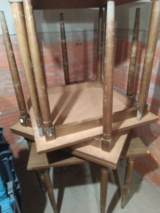 5 tavoli da pranzo quadrati 80x80