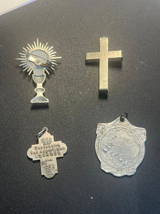 Lotto oggetti religiosi