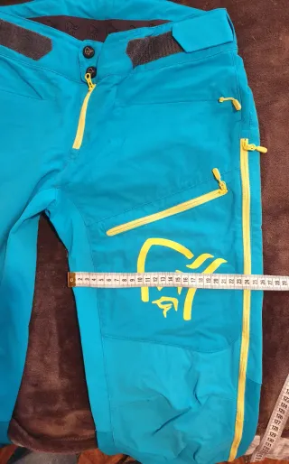 Pantaloni Norrøna blu/teal