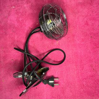 Ventilador flexible con pinza y cable